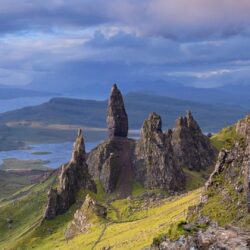 Free Old Man of Storr, Isle of Skye, Scotland phone wallpapers by