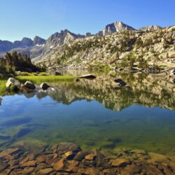 Download wallpapers Unnamed Lake, Dusy Basin, Kings Canyon National