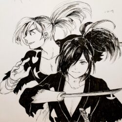 I drew] manga and anime Hyakkimaru : anime