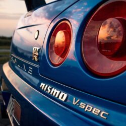 Nissan, Nissan Skyline GT R R34, Car, Blue, JDM, Nismo Wallpapers