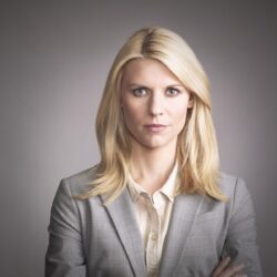 Claire Danes as Carrie Mathison. Love her!!
