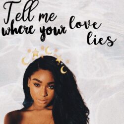 Lyrics from „Love Lies” by Khalid and Normani ☁