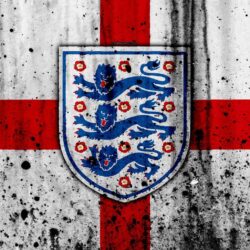 Download wallpapers England national football team, 4k, emblem