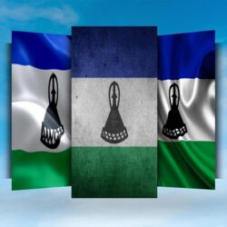 Lesotho Flag Wallpapers for Android