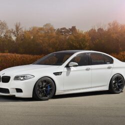 Wallpapers BMW F10 White automobile