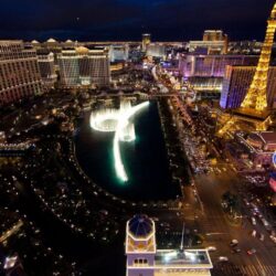 Bellagio Fountains HD desktop wallpapers : Widescreen : High