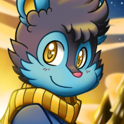 Bennet The Luxio by BuizelCream