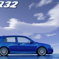 Volkswagen Golf R32 Blue wallpapers – wallpapers free download