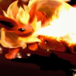 ScreenHeaven: Flareon Pokemon desktop and mobile backgrounds