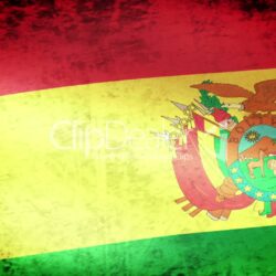 Bolivia Flag Waving, grunge look: Royalty