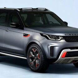 Wallpapers Land Rover SUV Discovery SVX V8 2017 Cars