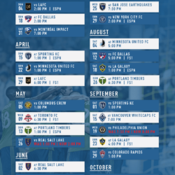 Sounders FC 2018 Schedule Wallpapers