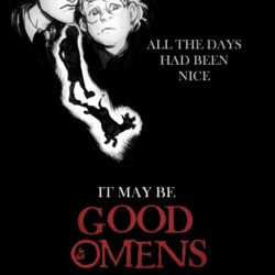 Speaking of “obscure old movie posters to redraw into Good Omens
