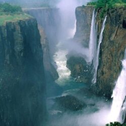 Zimbabwe Waterfalls & Rainbow Htc one wallpapers