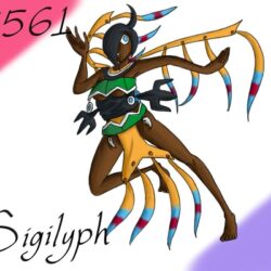 Pokemon Gijinka Project 561 Sigilyph by JinchuurikiHunter