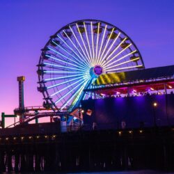 Santa Monica Pier 5k iPhone 6+ HD 4k Wallpapers, Image