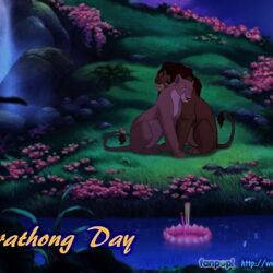 Le Roi Lion image Simba Nala l’amour In Loy Krathong Night HD fond