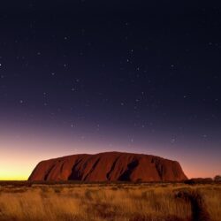 Download wallpapers Ayers Rock, 4k, nightscapes, australian