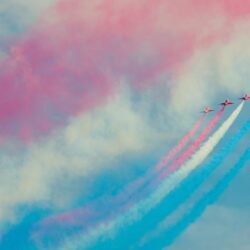 Aircraft red arrows aerobatics flight royal air force Wallpapers