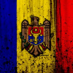 Download wallpapers Moldovan flag, 4k, grunge, flag of Moldova