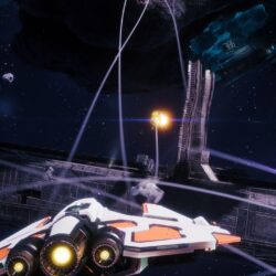 Download wallpapers space station, video game, everspace