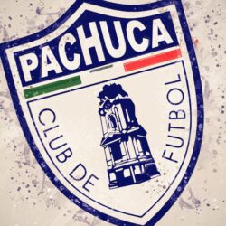 Download wallpapers CF Pachuca, 4k, paint art, creative, mexican
