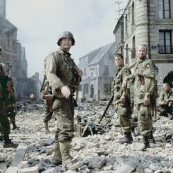 Download Wallpapers Saving private ryan, Soldiers, Tom