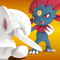 Weavile and Cinccino render https://i.redd.it/tf3p2iuy3ul01