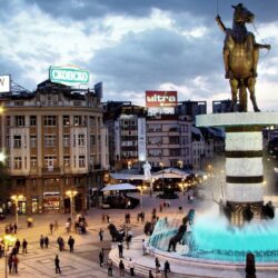 The Skopje city photos and hotels