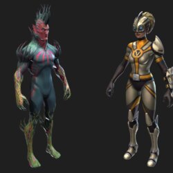 3D models for the upcoming skins found in Patch v4.3.0