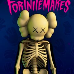 Kaws Skeleton Fortnite wallpapers