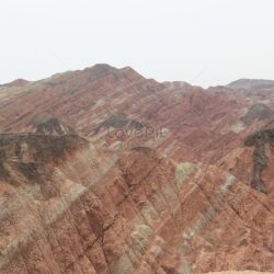 Danxia landform landscape in zhangye photo image picture free