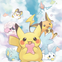 Pokémon, Pikachu, Shinx, Pachirisu, Raichu, Flaaffy, Rotom, Emolga