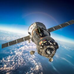 Wallpapers Soyuz, space, Earth, atmosphere, orbital, station