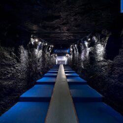 Schalke 04’s new tunnel, a very cool nod to their mining past : soccer