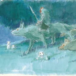 Studio Ghibli, Princess Mononoke, Ashitaka, Artwork Wallpapers HD