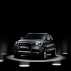 Audi Q7 on stage wallpapers