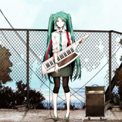 Anime Girl With Instrument HD Wallpapers