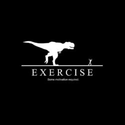 Exercise Dinosaur Man Funny