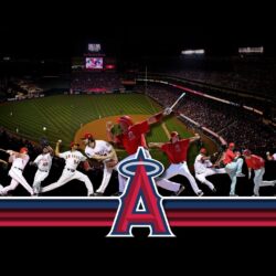 Los Angeles Angels Mlb Baseball Art, Los Angeles Angels