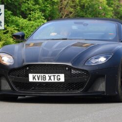 Aston Martin DBS Superleggera Volante spied testing