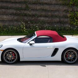 Porsche 718 Boxster White Image