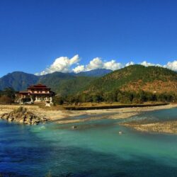 Bhutan Tag wallpapers: Bhutan Beautiful Nice Wallpapers River Forest