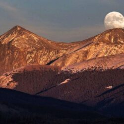 Mountains: Super Moon Sun Mountains Emergence Mountain Wallpapers
