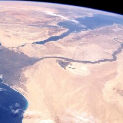 World View Nile River, Delta, Red Sea And Sinai Peninsula