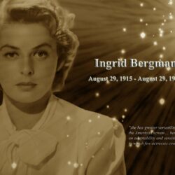 Ingrid Bergman Desktop Wallpapers