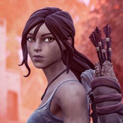 Lara Croft Fortnite wallpapers