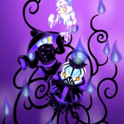 POKEMON gijinka: Litwick, Lampent and Chandelure by Melle