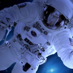 Download Stars, Astronaut Wallpapers