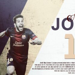 The best football player of Barcelona Jordi Alba wallpapers and